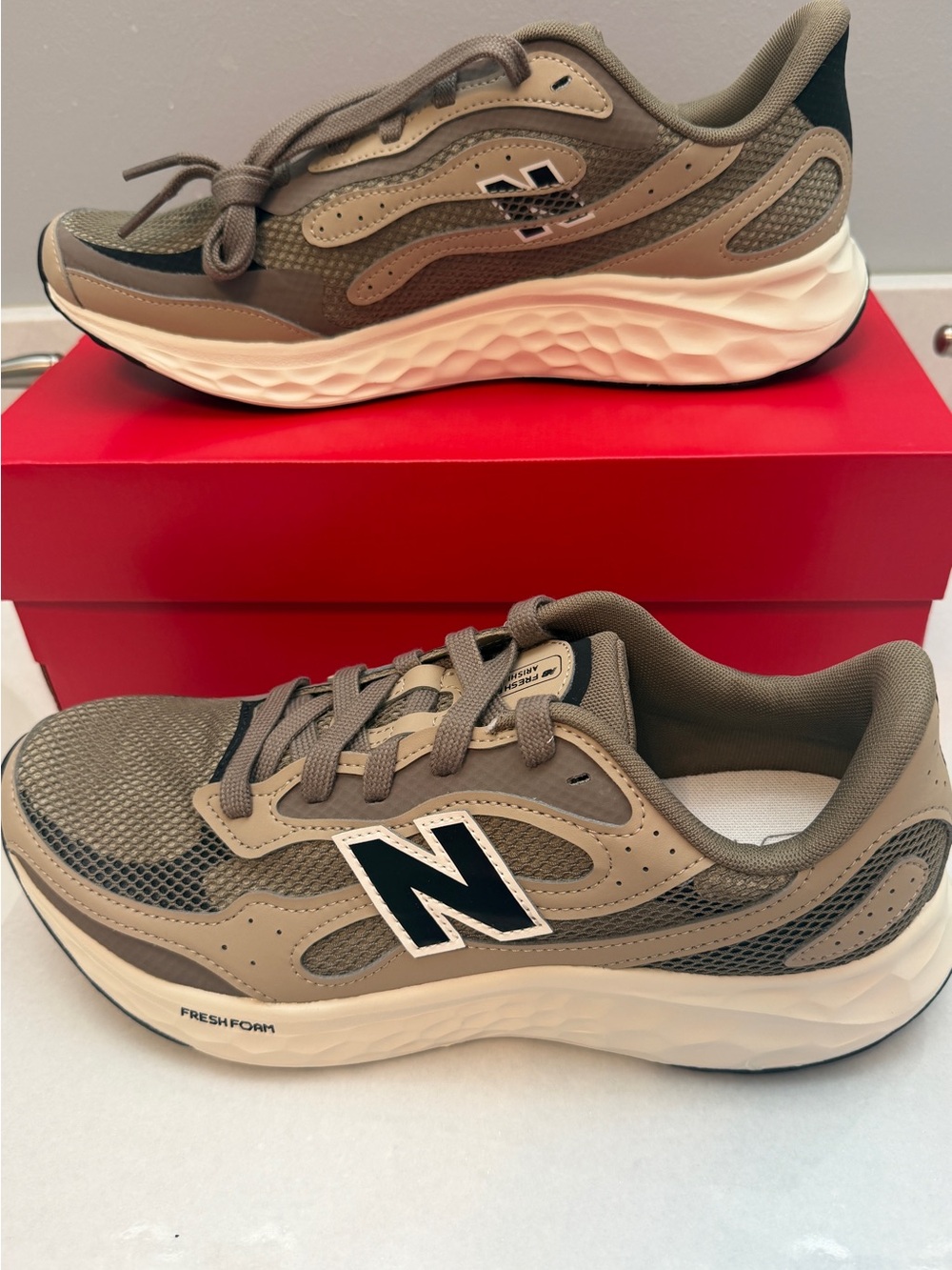 New Balance Fresh Foam Arishi v4 Tiralux Men's 10.5 Brown NEW